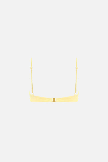 Maeve Charm Top — Lemon Waffle