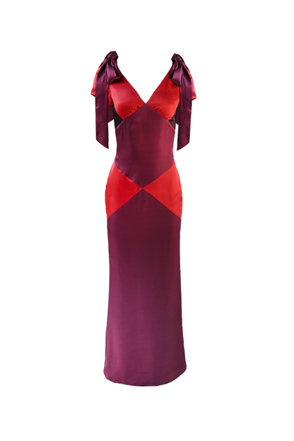 Moors Dress — Burgundy