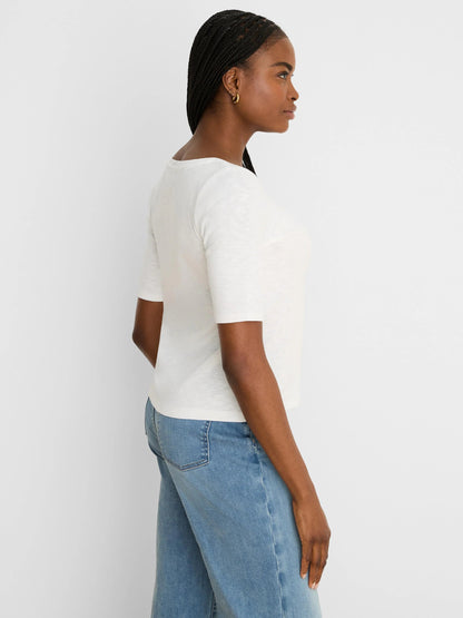 NZT Elbow Sleeve Notch Tee