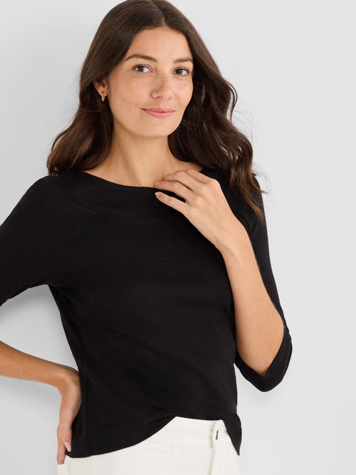 NZT 3/4 Sleeve Ballet Boat Tee