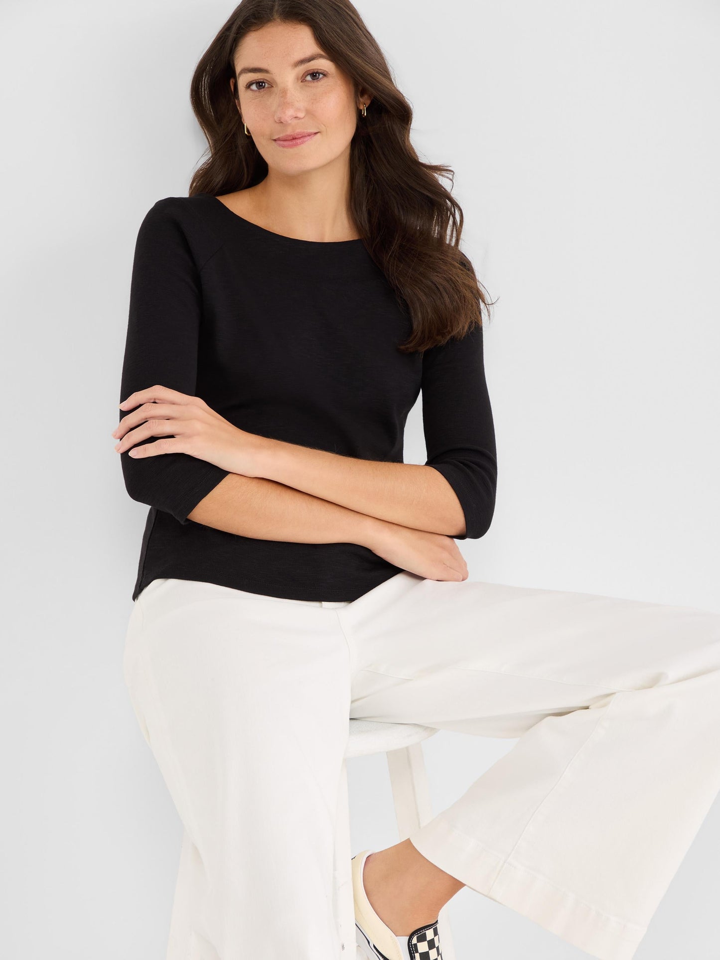 NZT 3/4 Sleeve Ballet Boat Tee