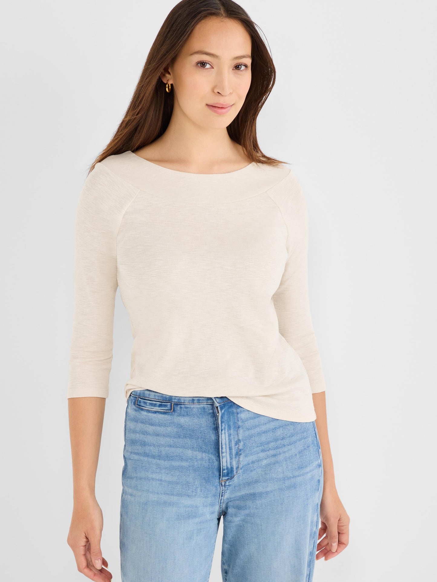 NZT 3/4 Sleeve Ballet Boat Tee