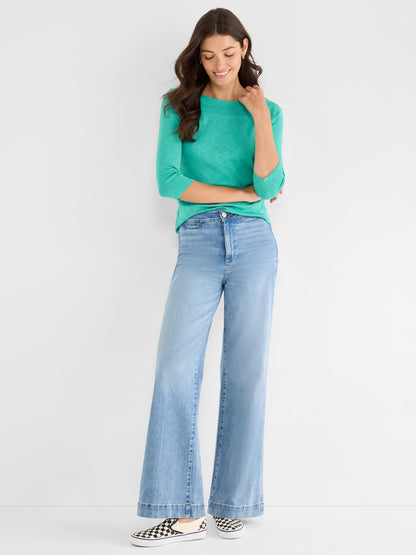 NZT 3/4 Sleeve Ballet Boat Tee