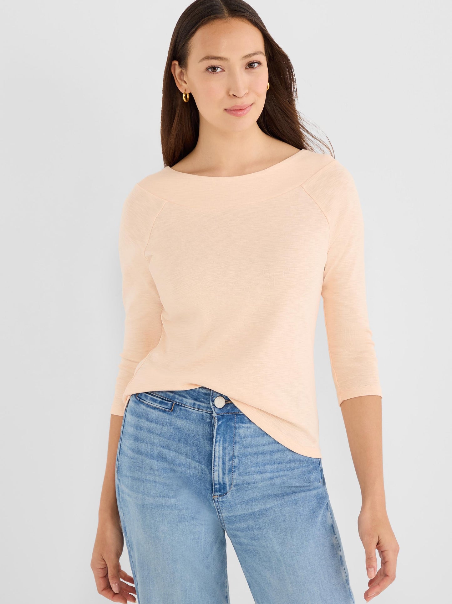 NZT 3/4 Sleeve Ballet Boat Tee