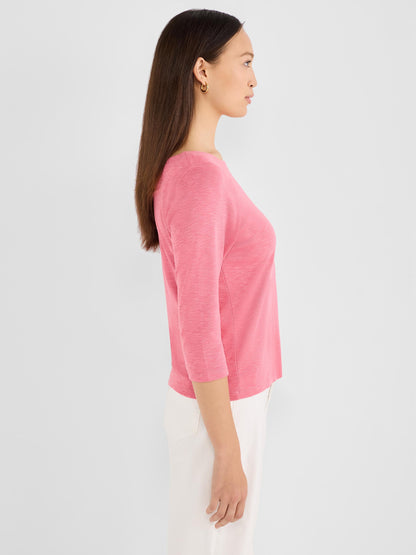 NZT 3/4 Sleeve Ballet Boat Tee