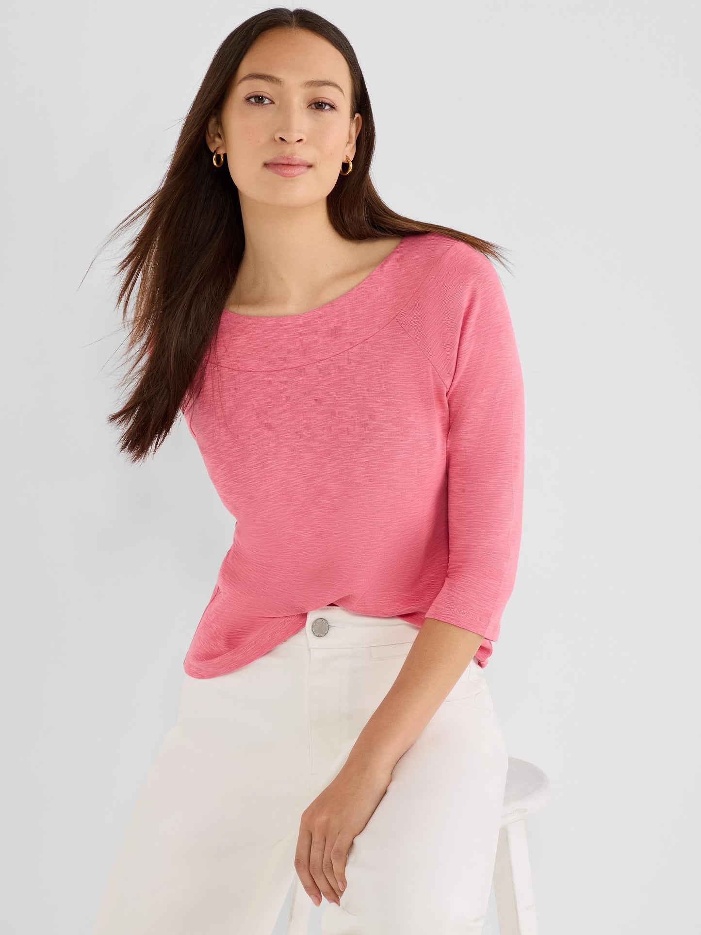 NZT 3/4 Sleeve Ballet Boat Tee