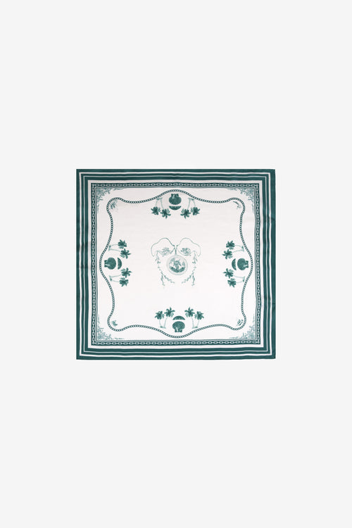 Old Florida Silk Scarf