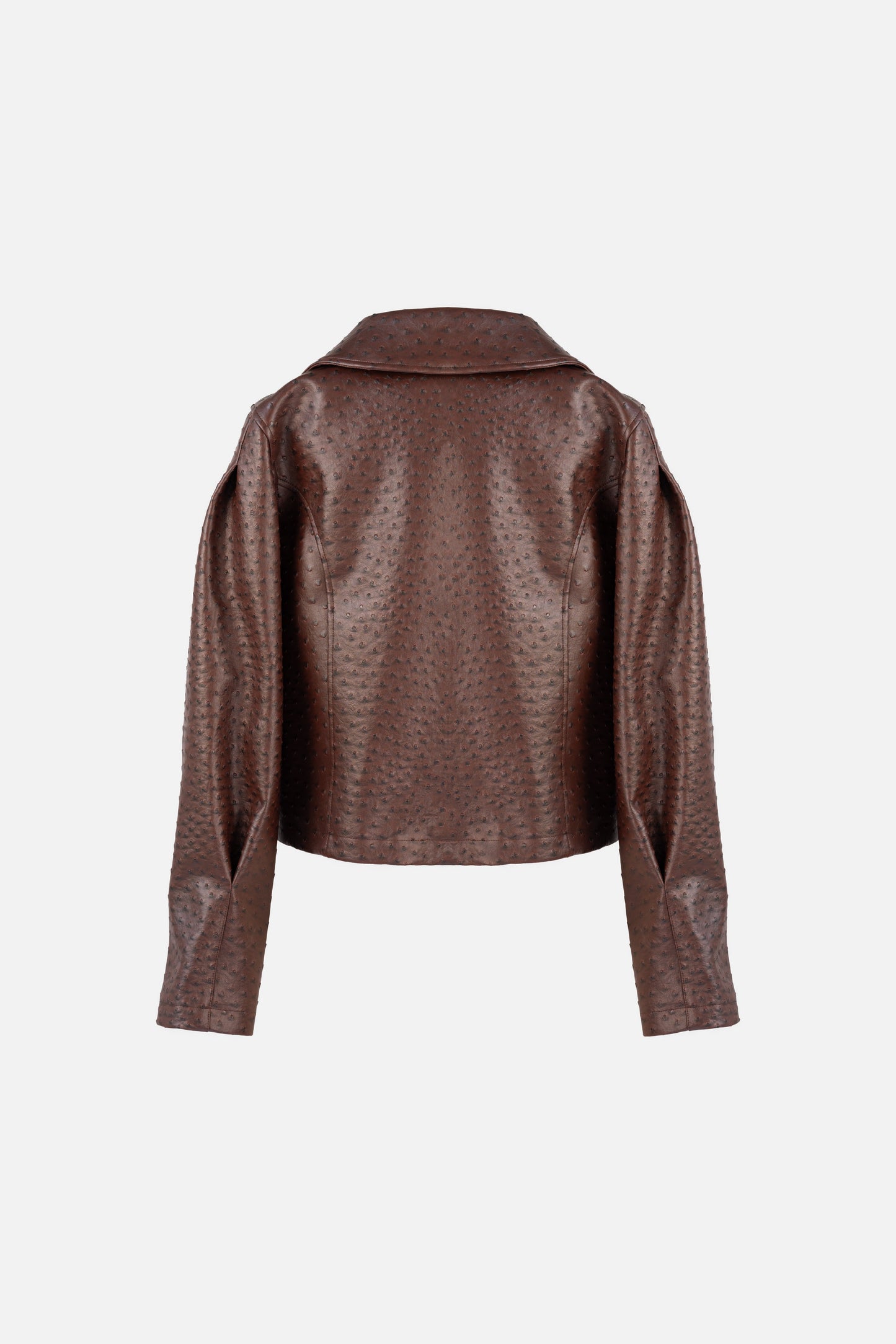 Oliver Ostrich Jacket — Mahogany