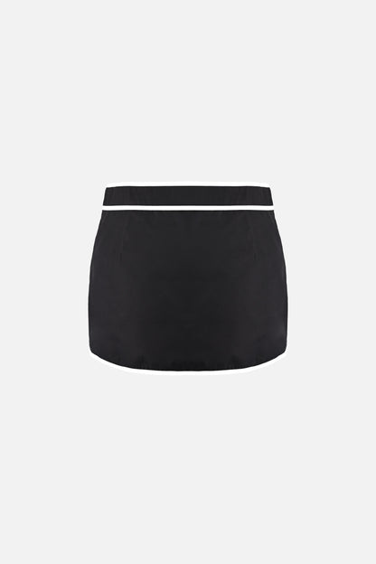 Ossie Cotton Skort — Black