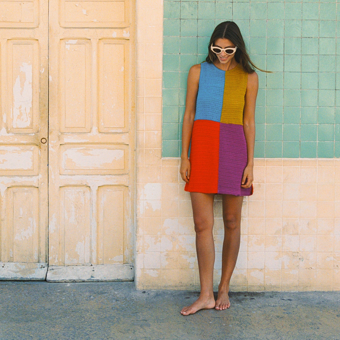 Poolside Mini Dress In Tamarind