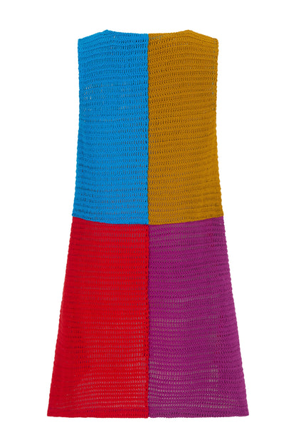 Poolside Mini Dress In Tamarind