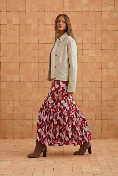 Reese Jacket In Rosewater