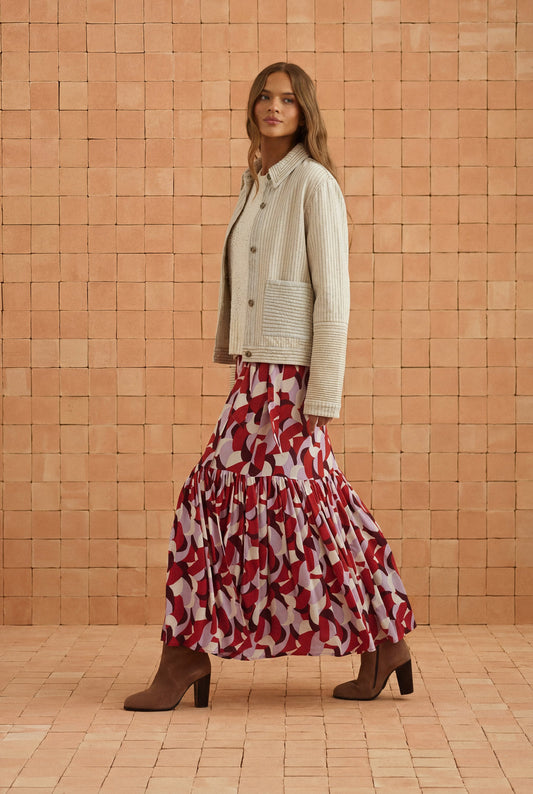 Reese Jacket In Rosewater