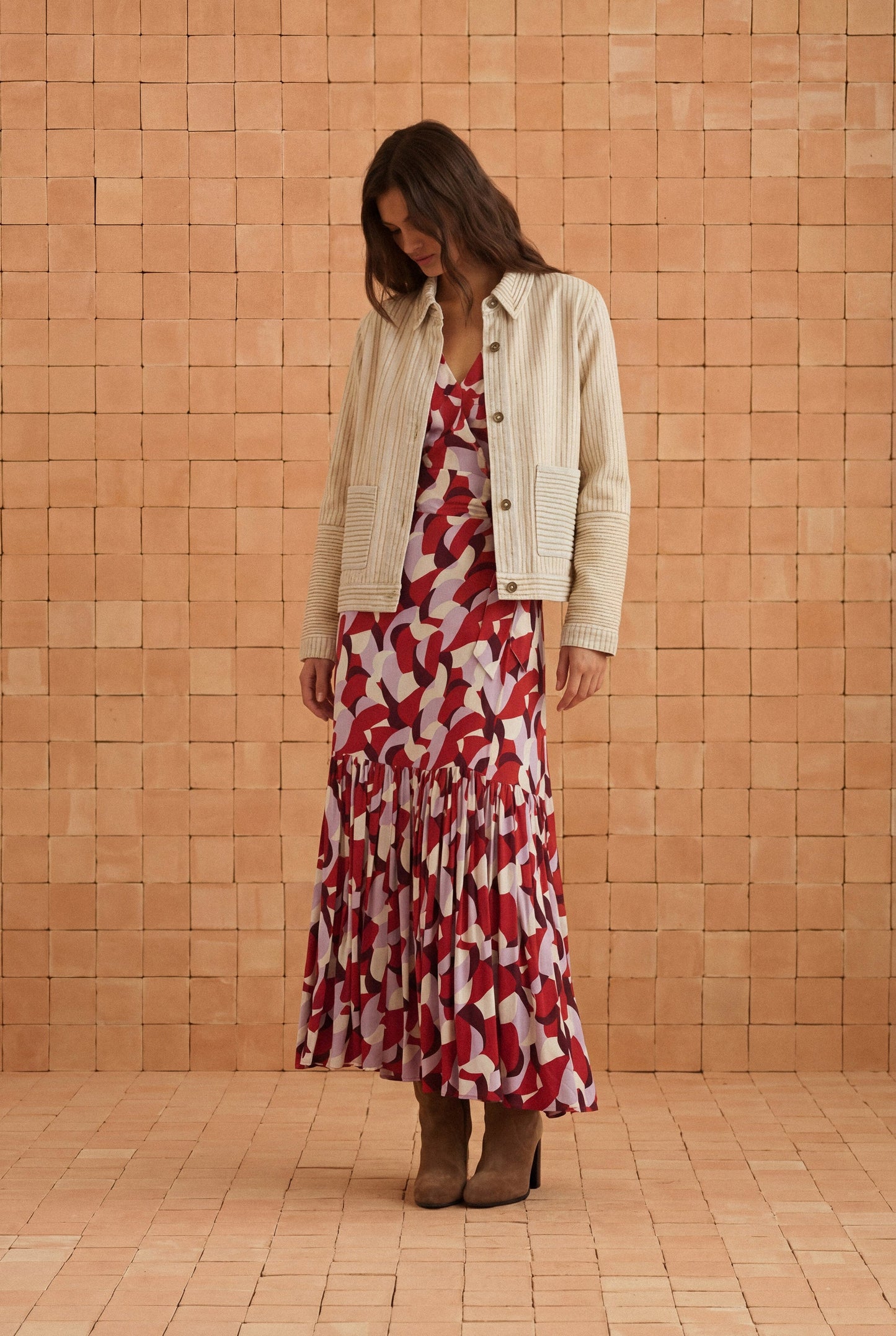 Reese Jacket In Rosewater