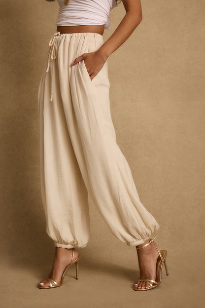 Reverie Ivory Balloon Pants