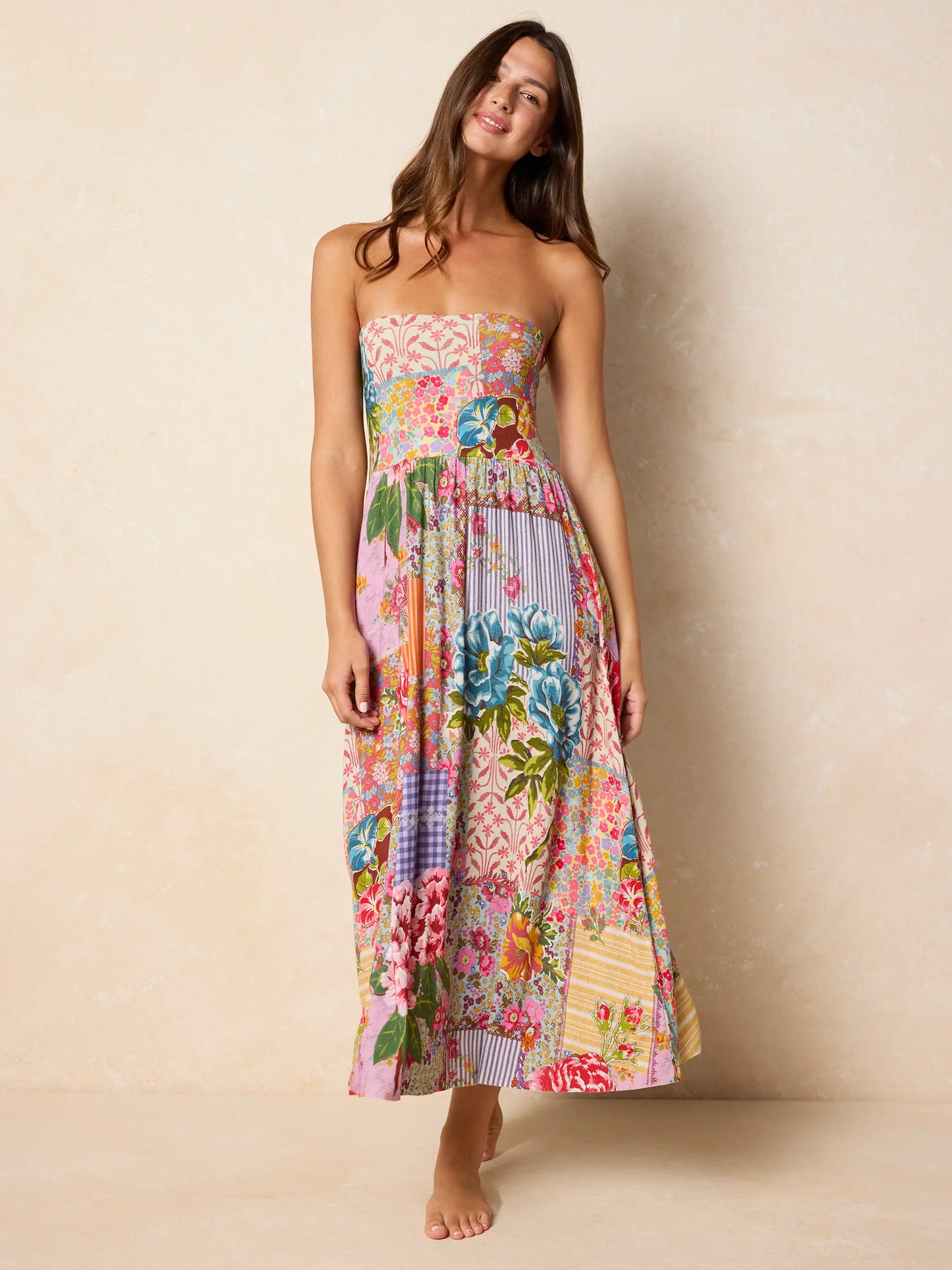 Live-In-It Knit "ButterSoft" Maxi Skirt - Vintage Treasure Pink