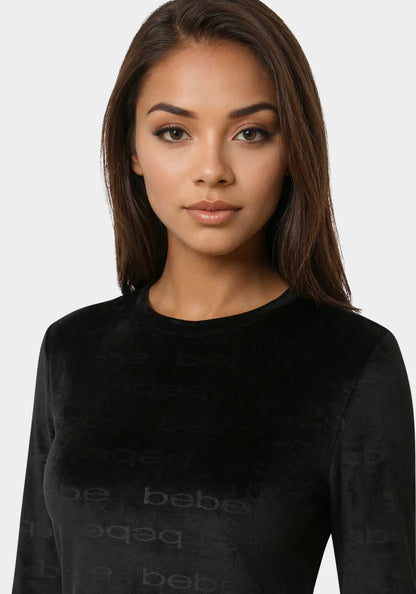 2pc Velour Bebe Louge Sleep Base Layer Set
