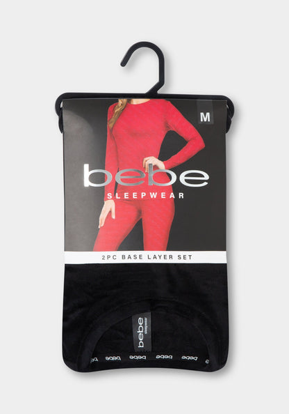 2pc Velour Bebe Louge Sleep Base Layer Set