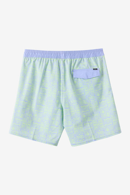 Hermosa Elastic Waist Lined 17" Swim Trunks