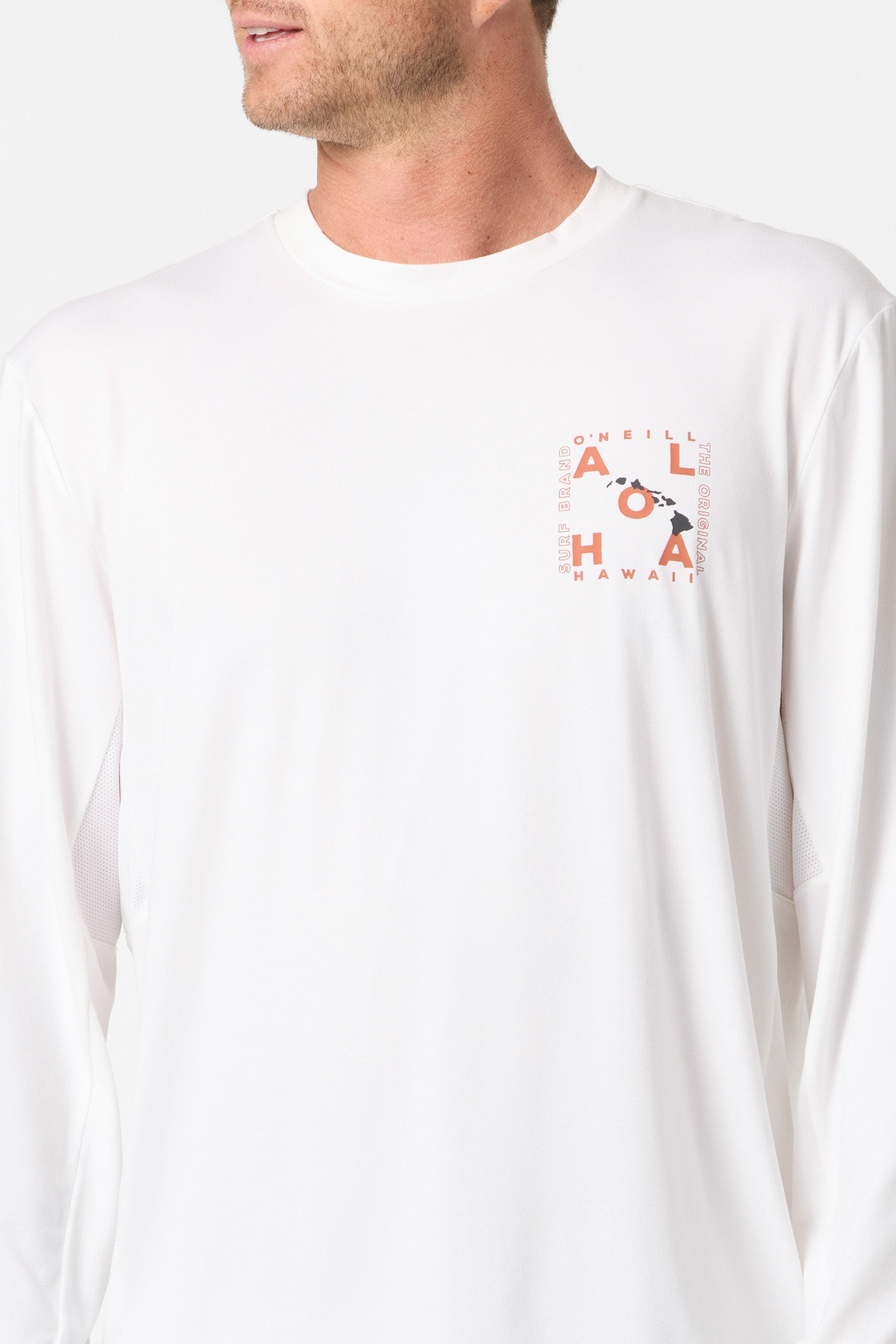 Hawaii Layout UPF Long Sleeve Standard Fit Tee