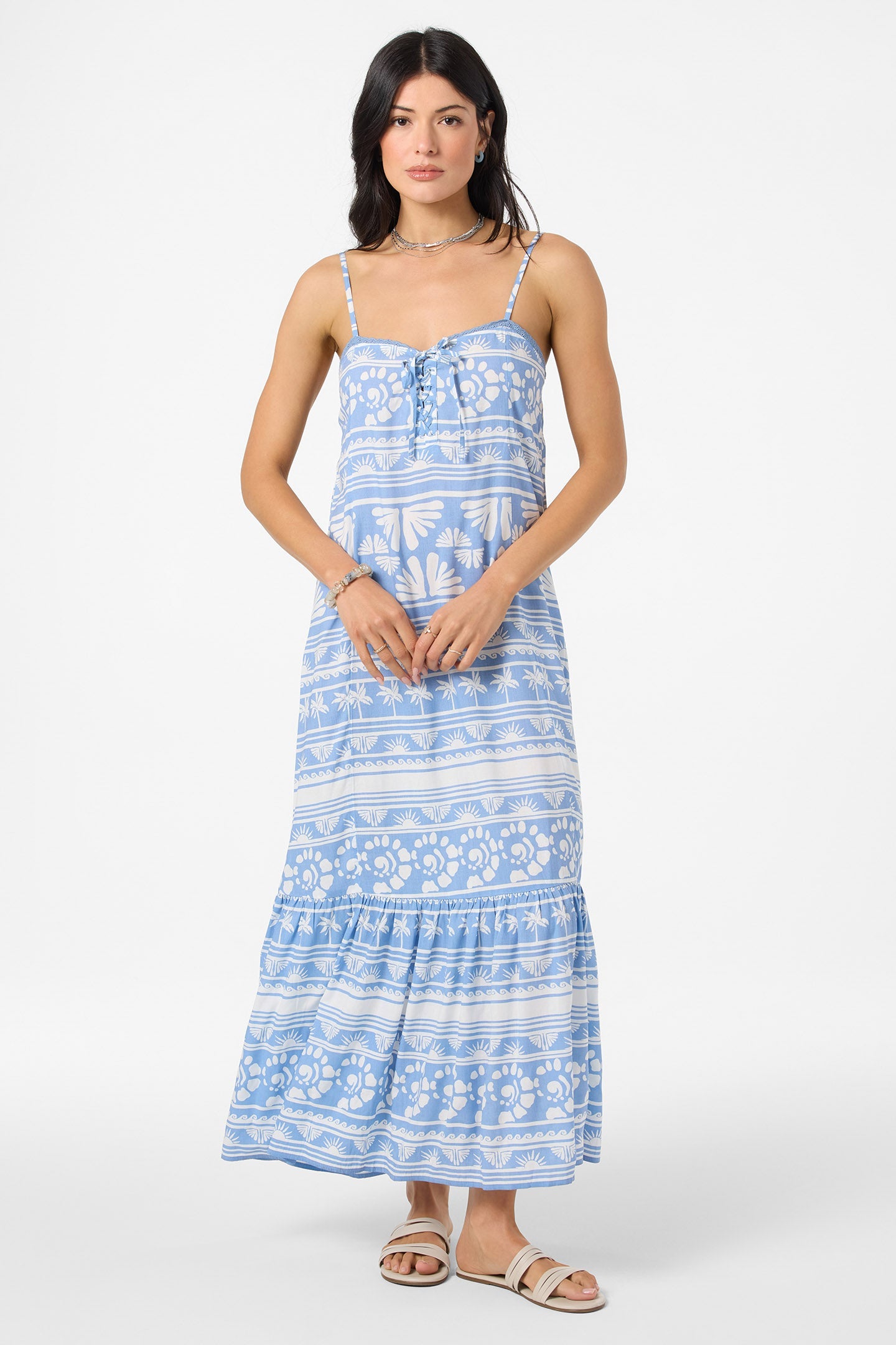 Tasmin Abstract Midi Dress