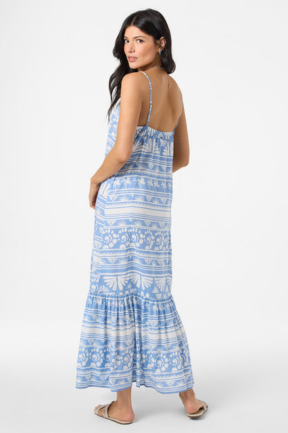Tasmin Abstract Midi Dress