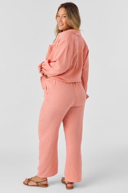 Brenda Crinkle Double Gauze Beach Pants