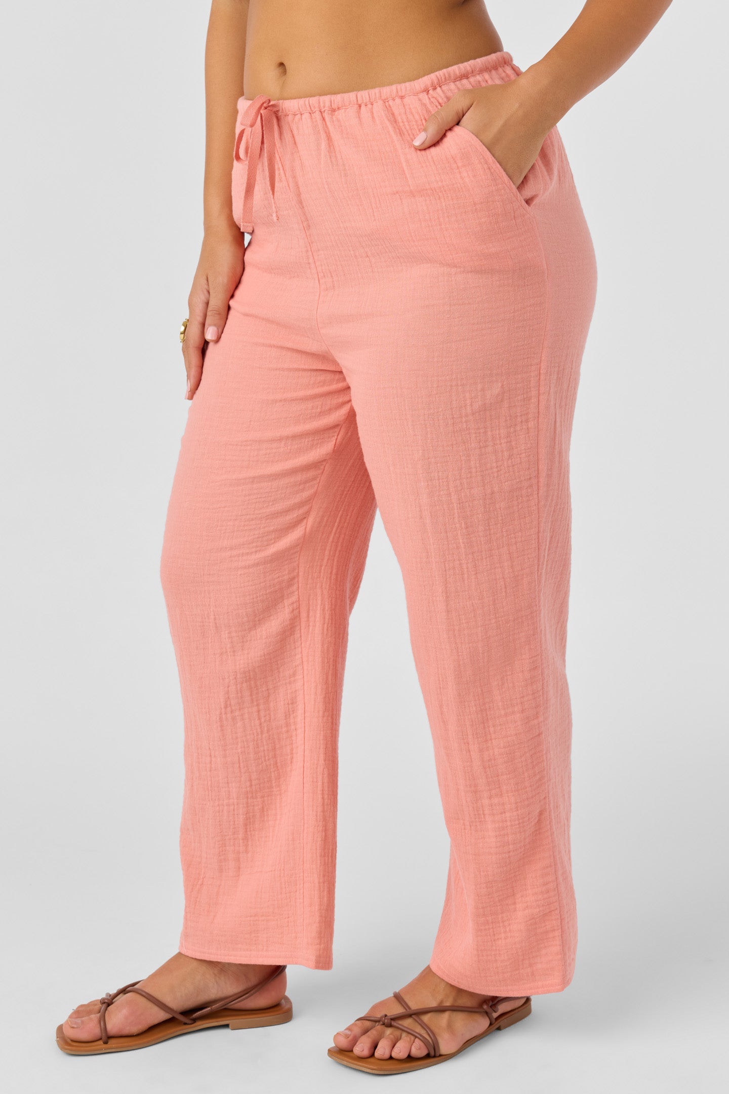 Brenda Crinkle Double Gauze Beach Pants