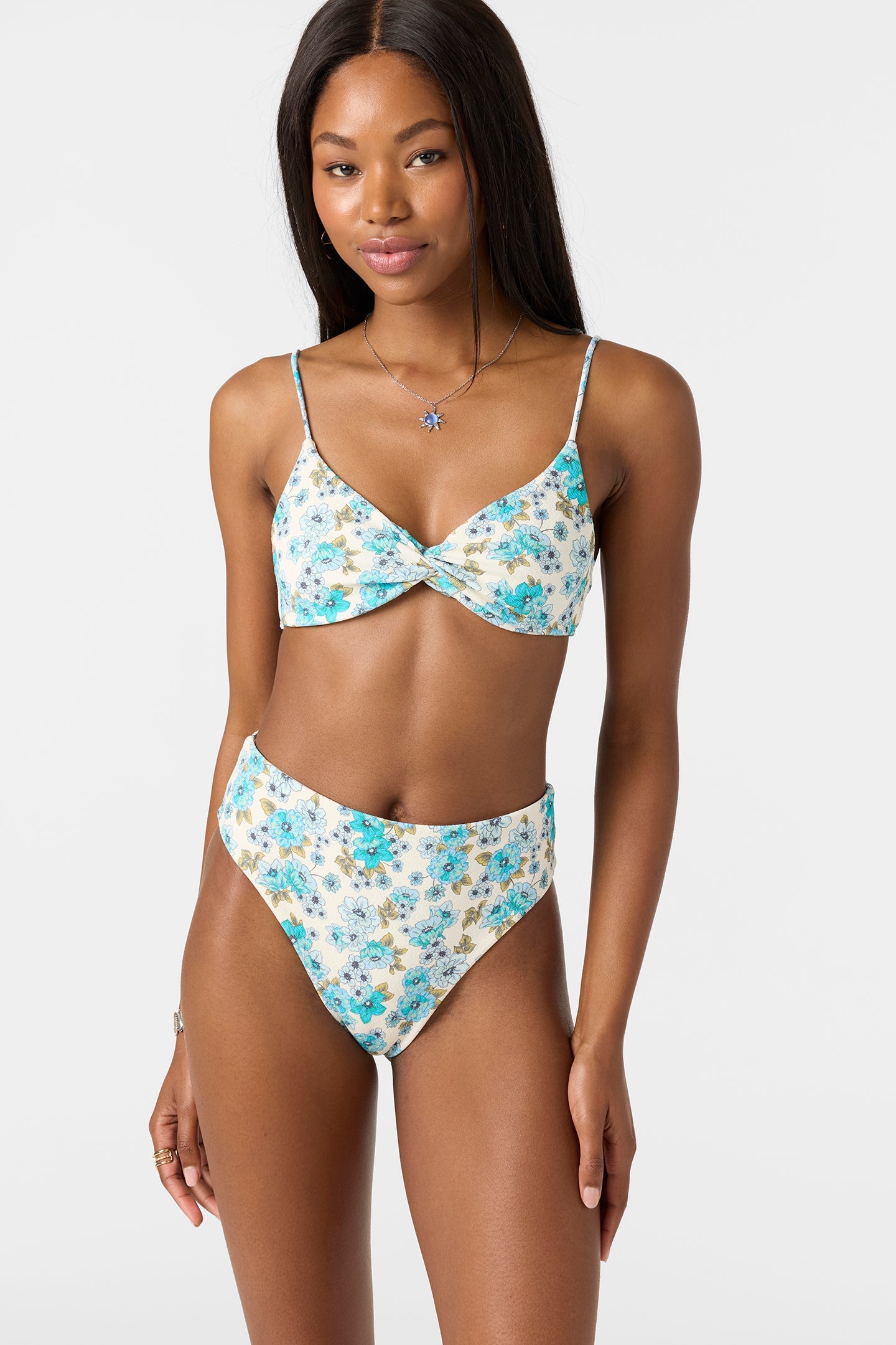 Coastal Floral Malibu Top