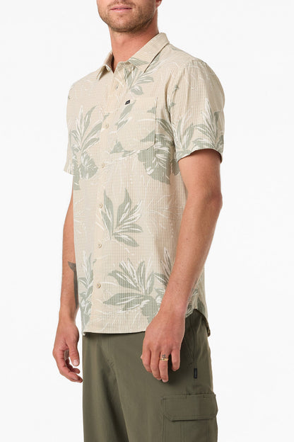 TRVLR Perforated Printed Standard Fit Shirt