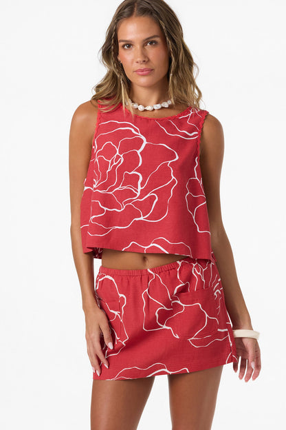 Athena Floral Top