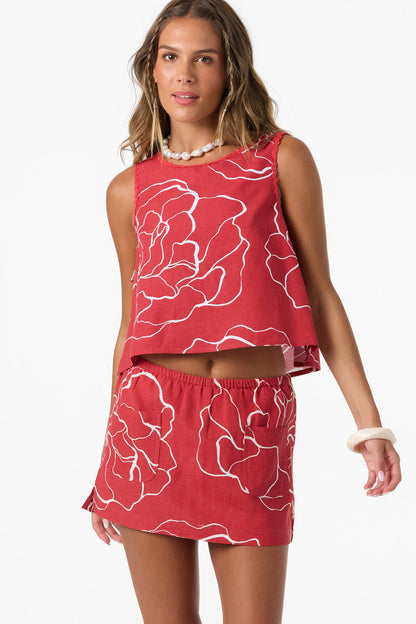 Athena Floral Top