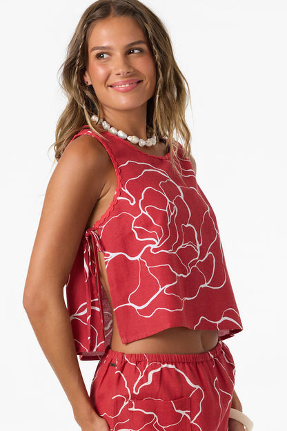 Athena Floral Top