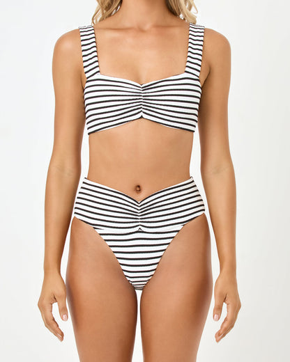 Bardot Bikini Bottom - Sail Along Stripe