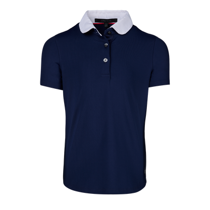 Girl's Scarlett Polo with Contrast Collar