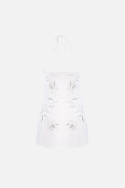 Sonia Beaded Dress — Ivory