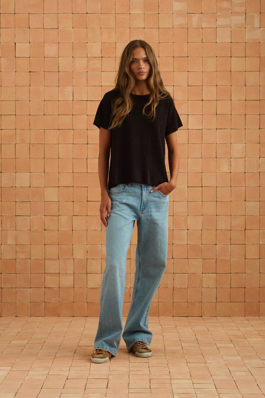 Sage Tee In Black