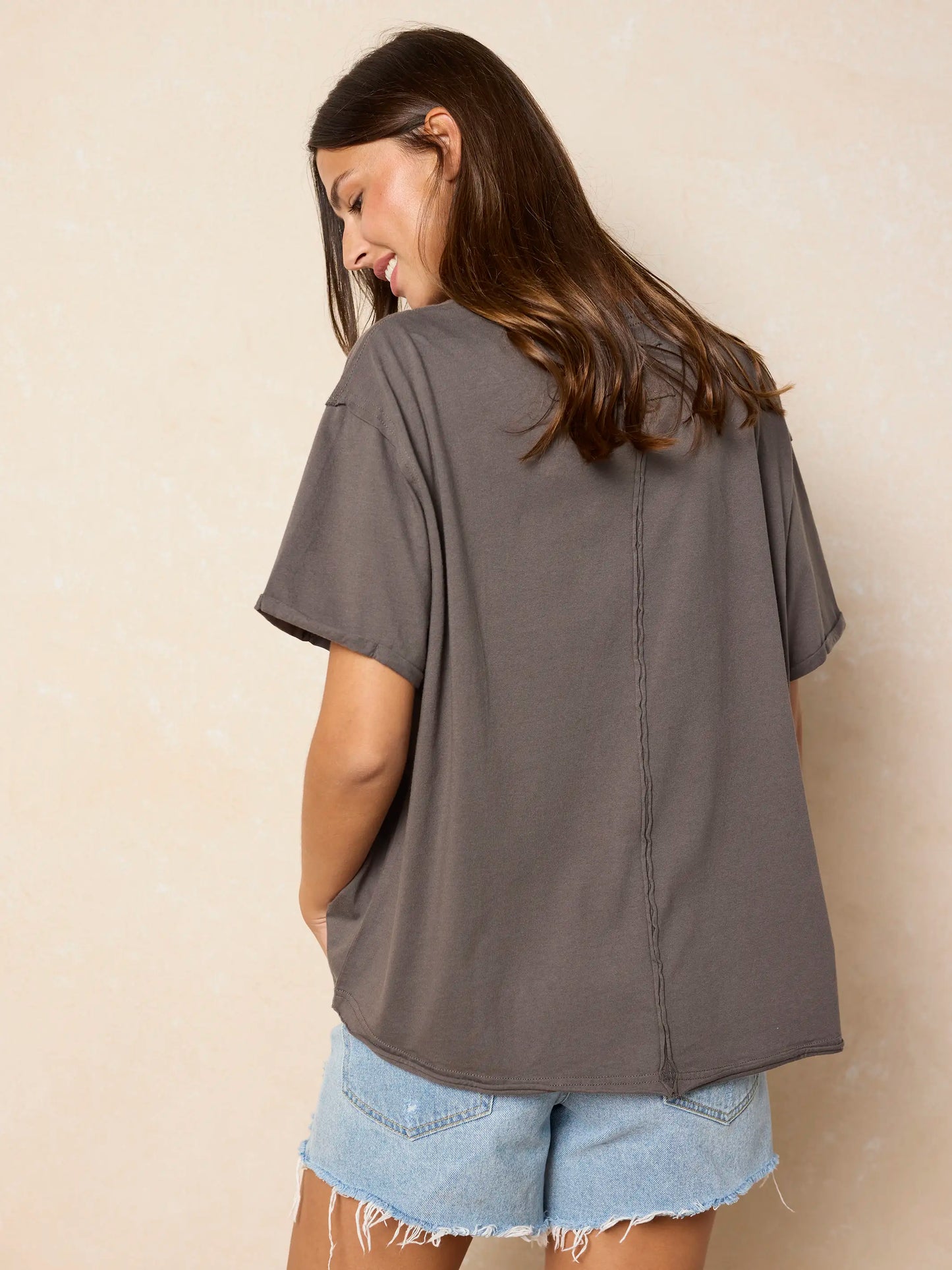 Take It In Cotton Applique Tee - Support Local Artists