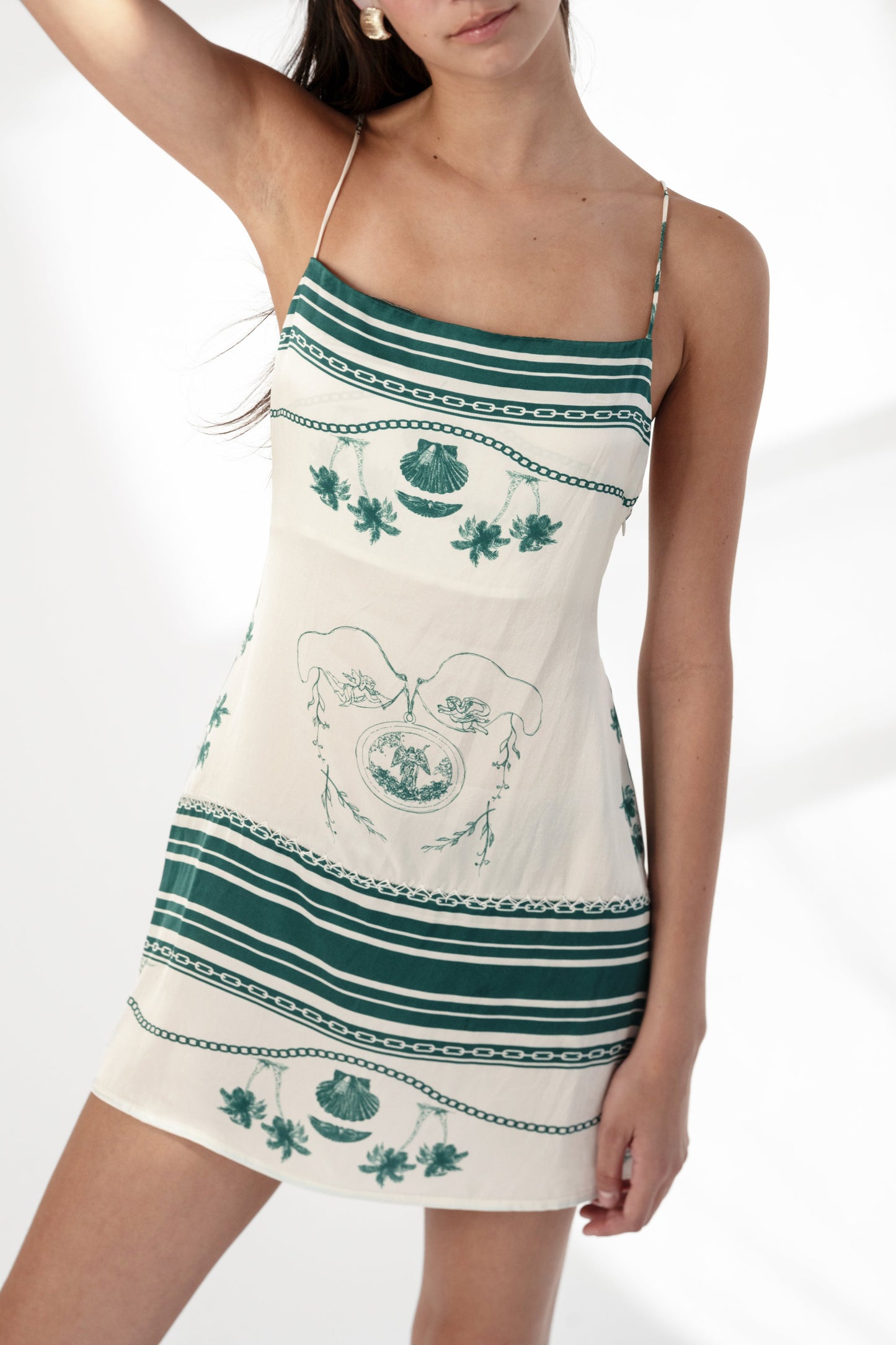 Odette Silk Dress — Old Florida