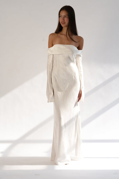 Alma Dress — Ivory