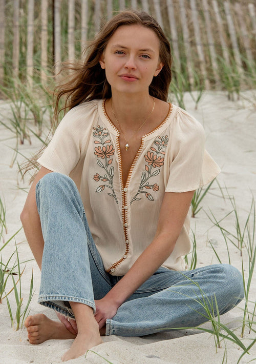 Kalia Embroidered Top