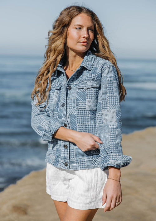 Blake Patchwork Trucker Jacket