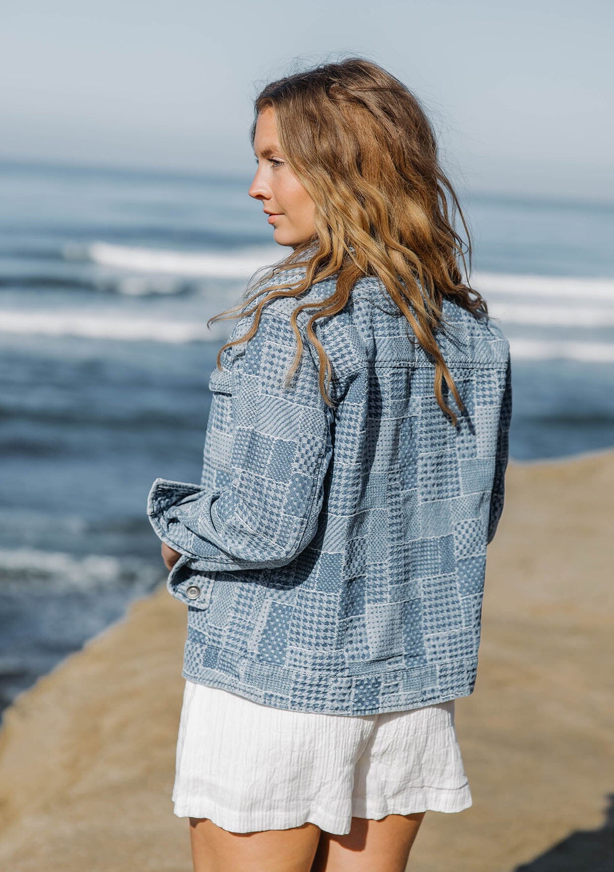 Blake Patchwork Trucker Jacket