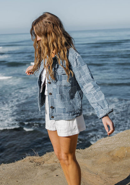 Blake Patchwork Trucker Jacket