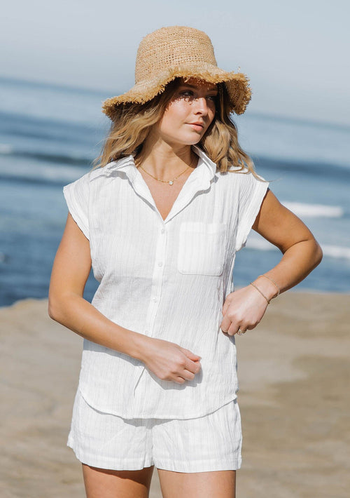 Morning Light Striped Camp Shirt
