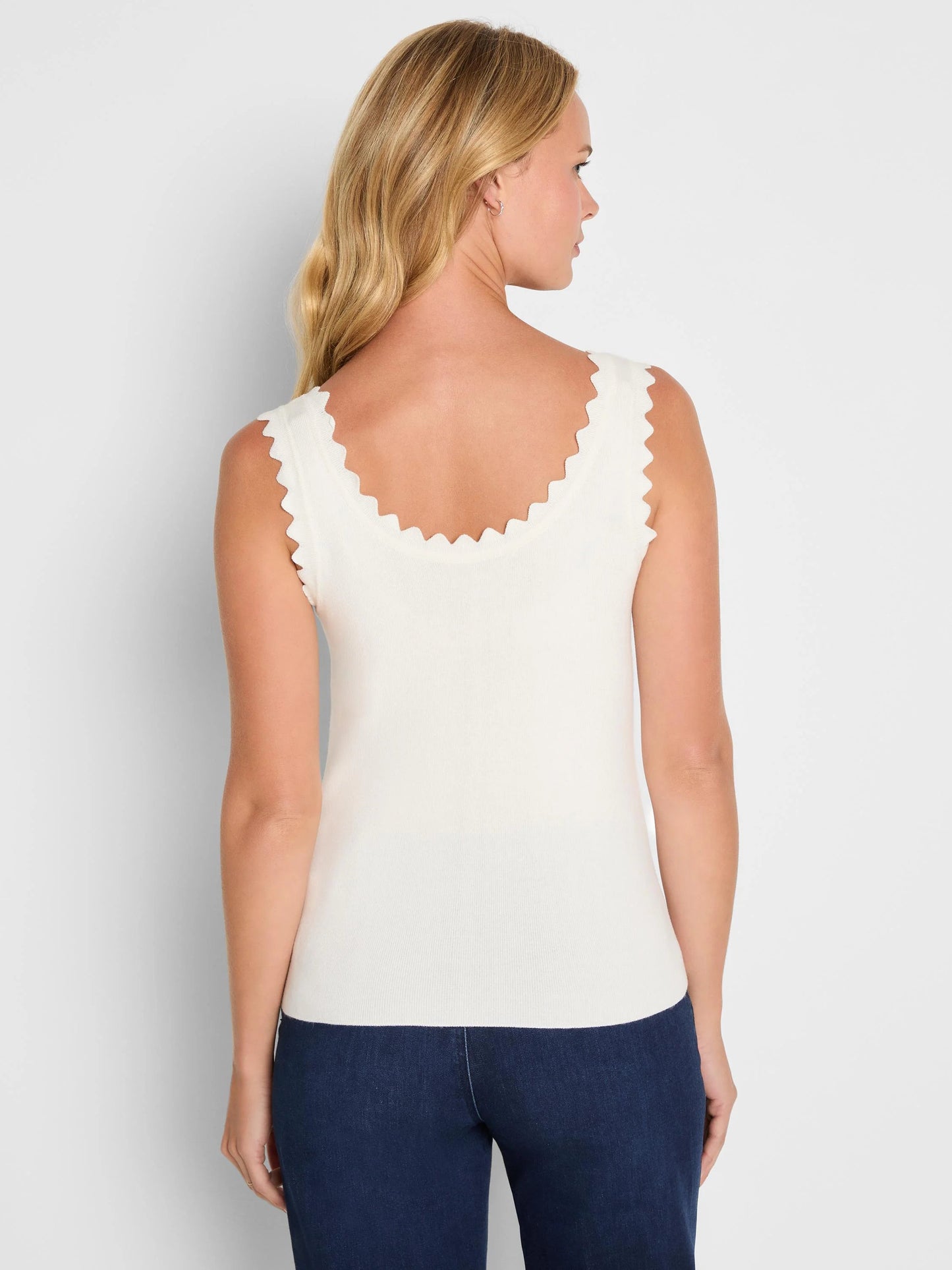Scallop Sweater Tank
