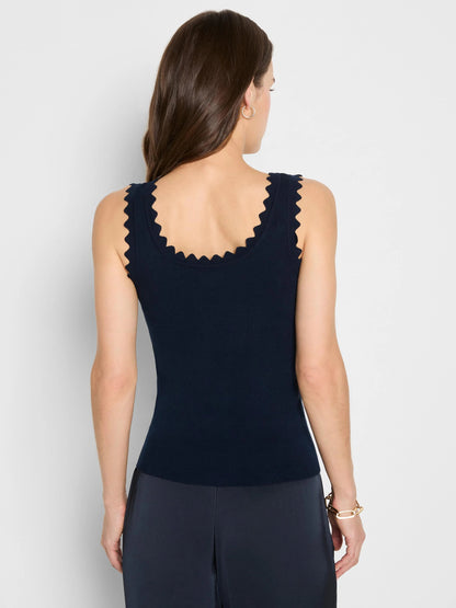 Scallop Sweater Tank