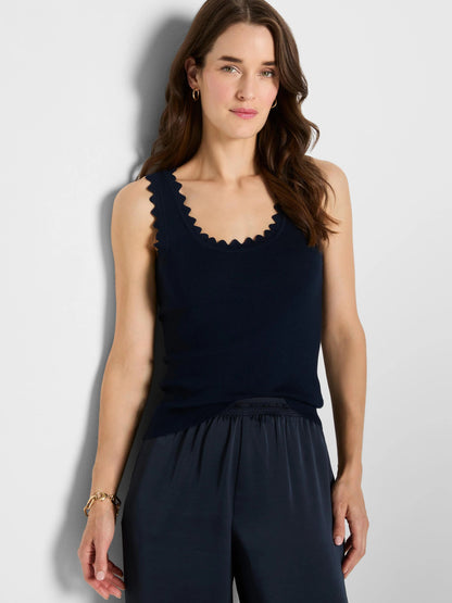 Scallop Sweater Tank