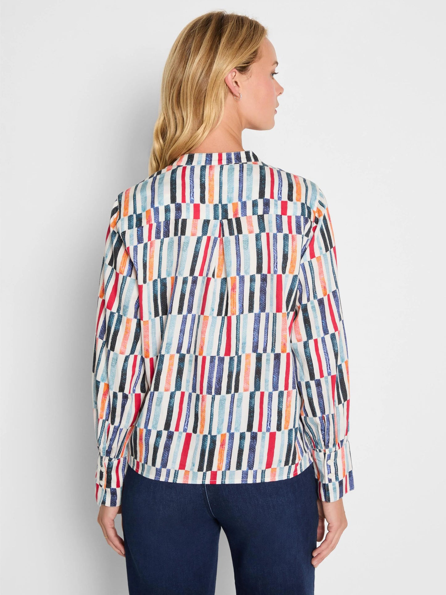 Broken Stripe Cotton Top
