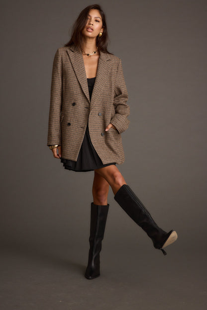 Kit Black Drop Waist Mini Dress